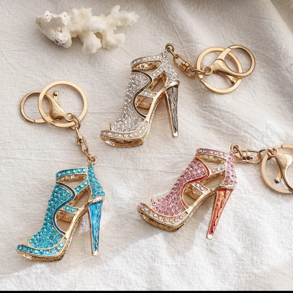 High heel key chain
